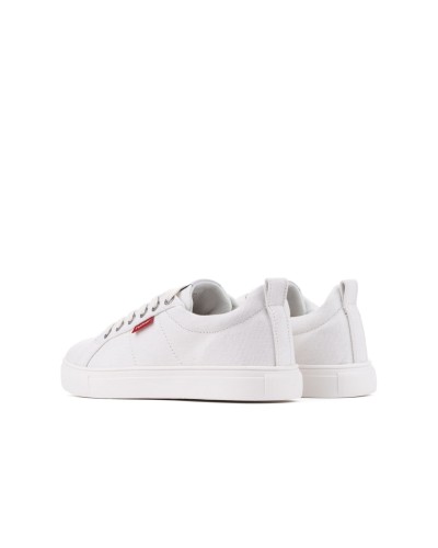 Deportivas de lona color blanco urbanas de mujer