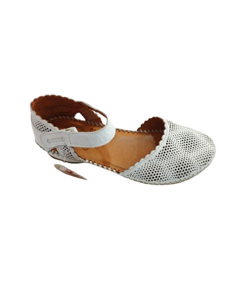 Sandalia señora con talonera y con punta cerrada