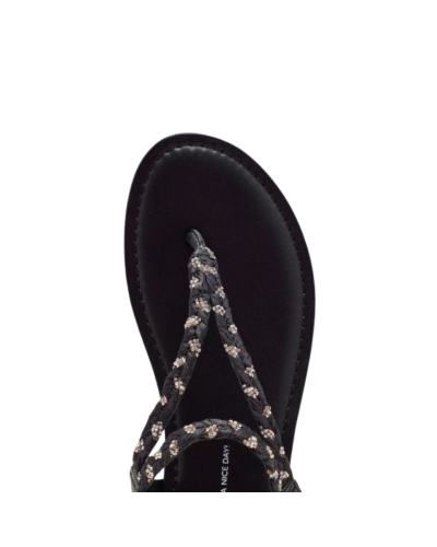 Sandalia de playa gioseppo con cuña en color rosa