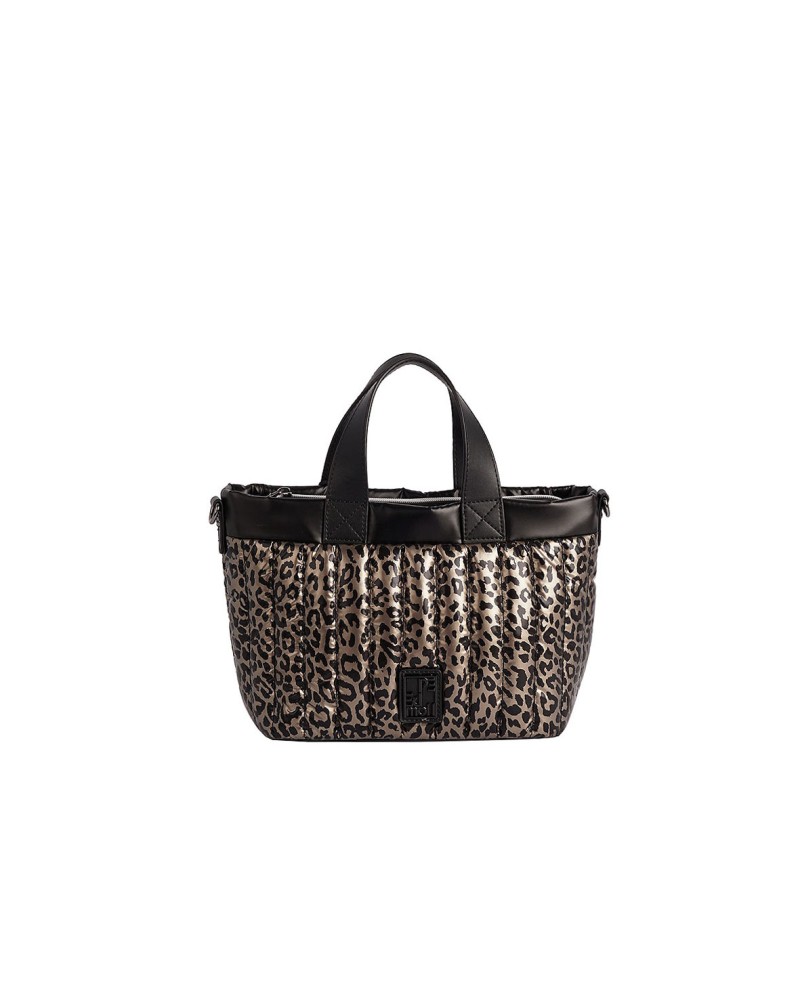 Bolso shopping color oro  de Pepe Moll tamaño grande