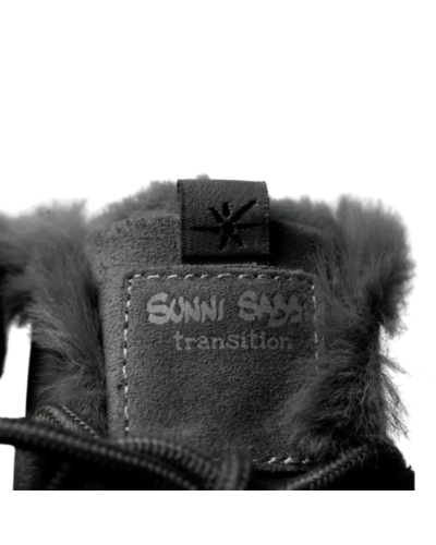 Botín Deportivo cómoda de piel color gris