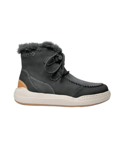 Botín Deportivo cómoda de piel color gris