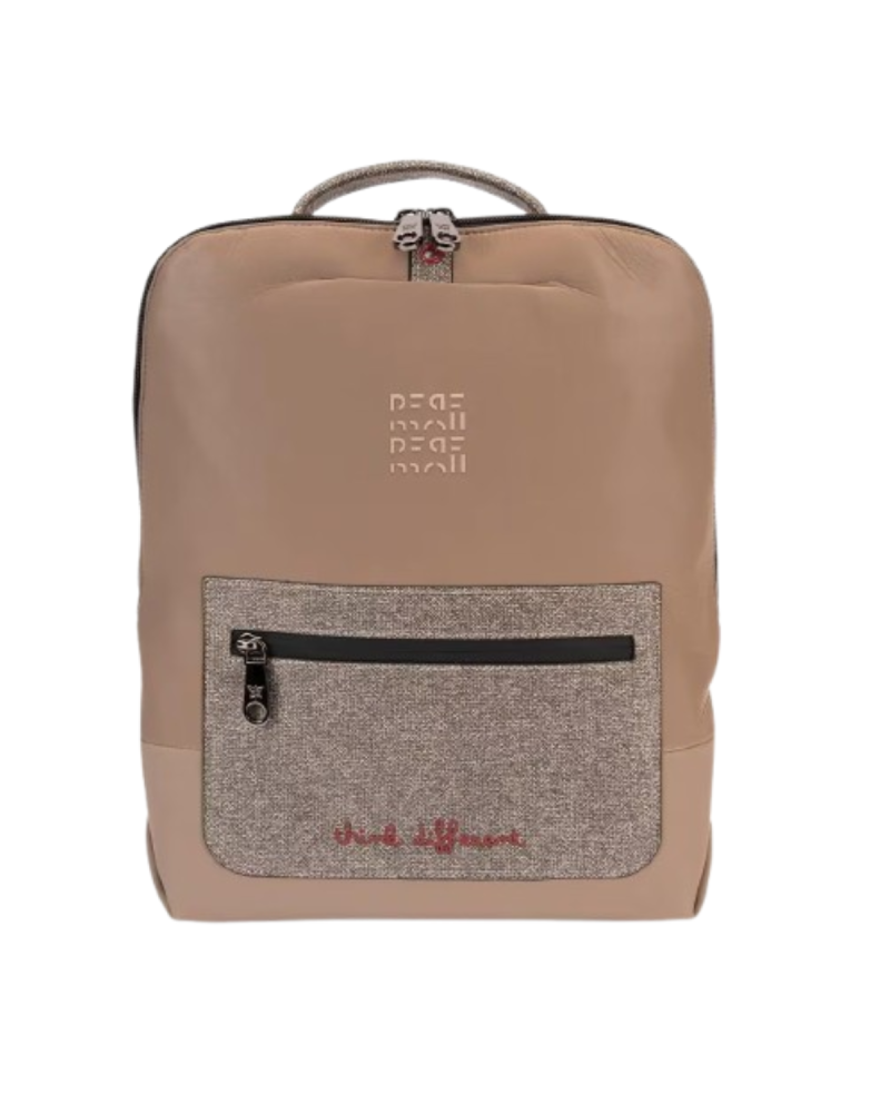 Mochila color piedra de Pepe Moll tamaño grande