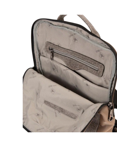 Mochila color piedra de Pepe Moll tamaño grande