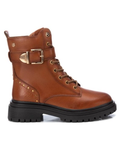 Botín Carmela tacón color cuero