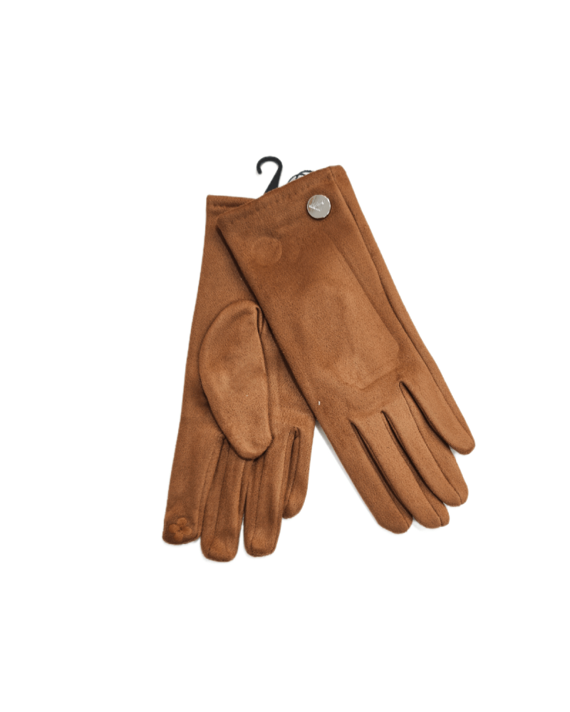 Guantes calentitos Privata color cuero