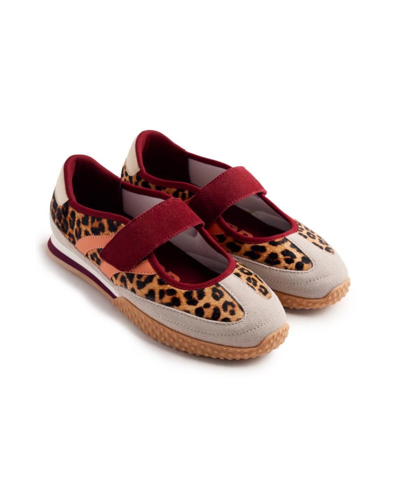 Deportiva gioseppo leopardo con elástico