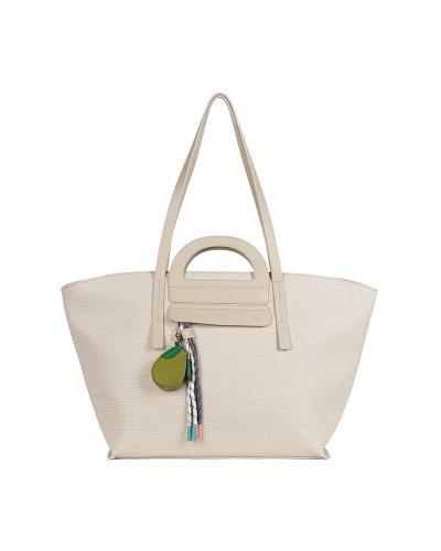 Bolso color blanco grande de Pepe Moll
