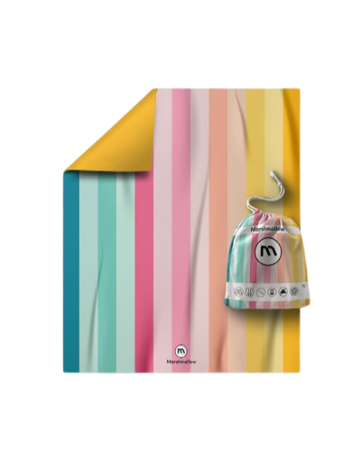 Toalla de Playa de microfibra Marshmallow