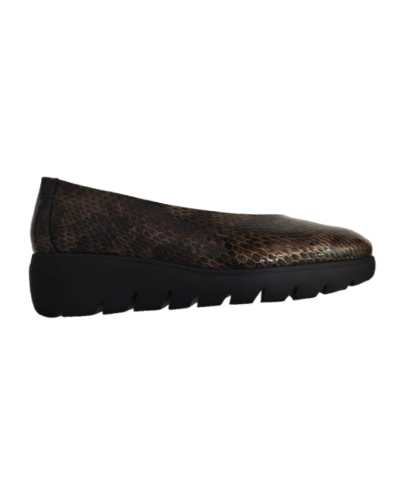Zapato duit de cuña color marrón Zapato duit de piel hecho en España de color marrón,  un zapato perfecto para empezar el otoño