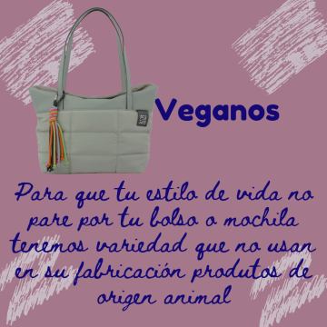 Bolsos, mochilas y porta-móviles veganos